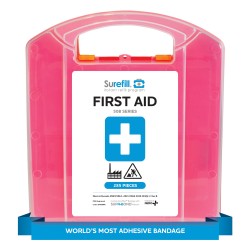 Surefill® 50B Series ANSI B First Aid Kit – Red Translucent Case