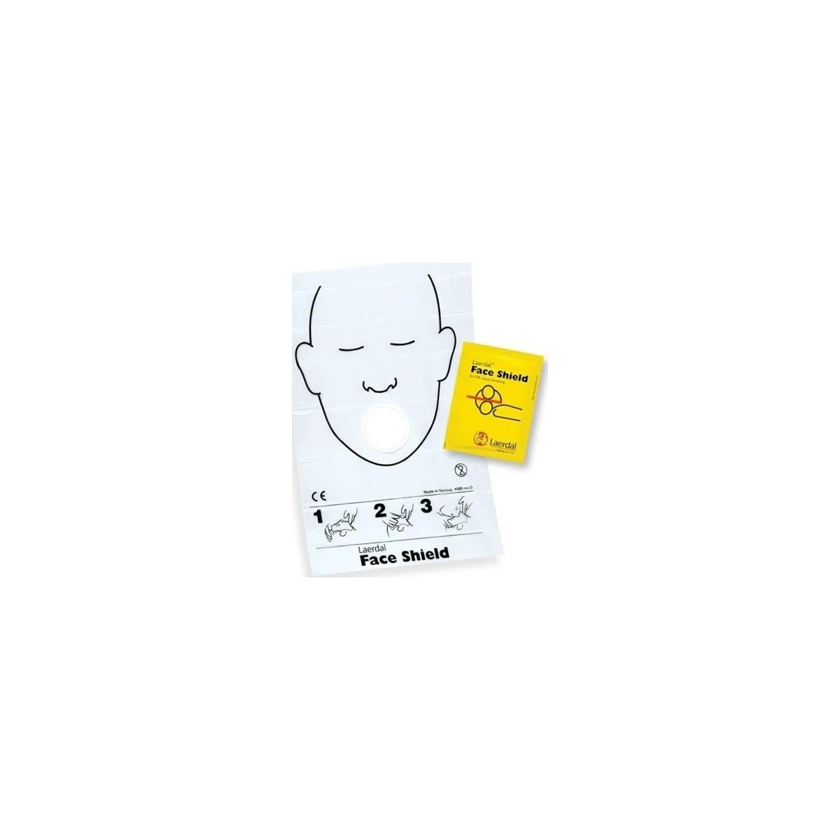 Laerdal Face Shield CPR Barrier (50 Pack)