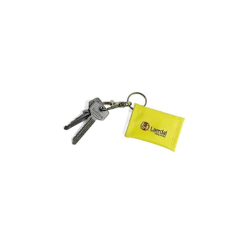 Laerdal Face Shield CPR Barrier Keychain Yellow (25 pack)