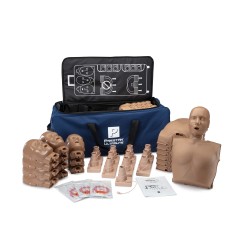 PRESTAN Ultralite Manikins w CPR Feedback 12-Pack Dark Skin Tone