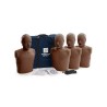 PRESTAN Professional Child  Manikin 4-Pack with CPR Monitor Dark Skin Tone