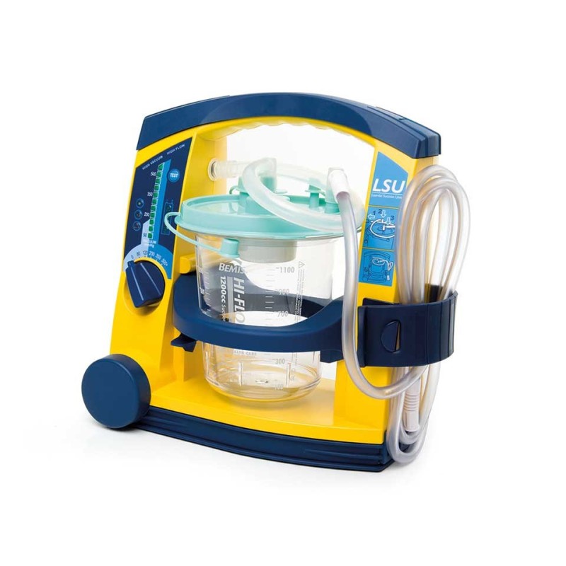 Laerdal Suction Unit w/ Disposable Canister (1200ml) and Patient Tubing