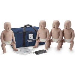 PRESTAN Professional Infant Manikin 4-Pack with CPR Monitor Medium Skin Tone