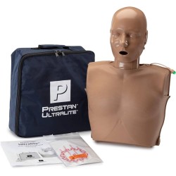 PRESTAN Ultralite Manikin w/CPR Feedback - Single Manikin Dark Skin Tone