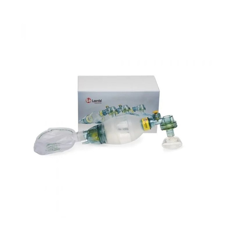 Laerdal LSR Reusable Pediatric Standard Resuscitator w Infant Mask Size 0-1 (BVM)