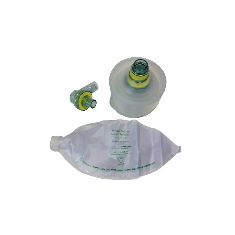 Laerdal LSR Reusable Resuscitator w-o Mask, Adult (BVM)