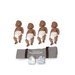 Simulaids Sani-Baby CPR Manikin 4-pk w/Carry Bag