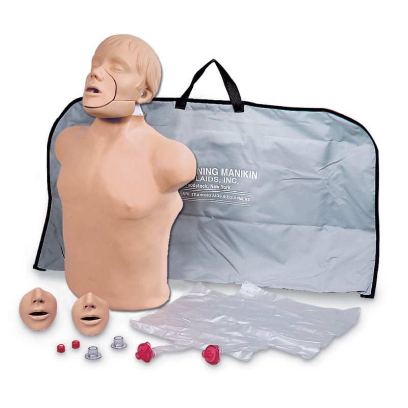 Simulaids JT (Jaw Thrust) Brad Manikin w/Carry Bag