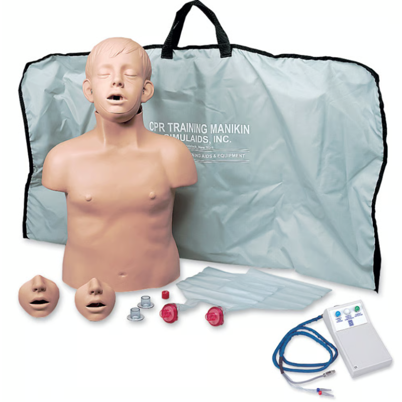 Simulaids Brad Jr Manikin w/Carry Bag or Carry Bag and Electronics