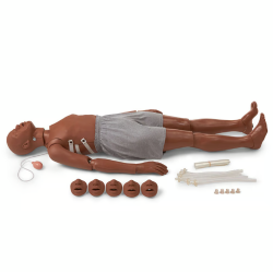 Simulaids Full-Body Adult CPR Manikin no Electronics (Light or Dark Skin Tone)