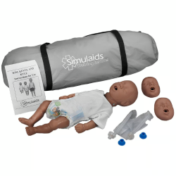 Simulaids Newborn Kim Manikin w/Carry Bag (Light or Dark Skin Tone)