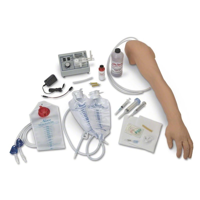 Life-form Advanced Venipuncture and Injection Arm with IV Arm Circulation Pump Light Skin Tone