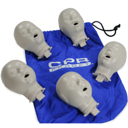 CPR PROMPT EXTRA INFANT MANIKIN HEADS FOR BLUE