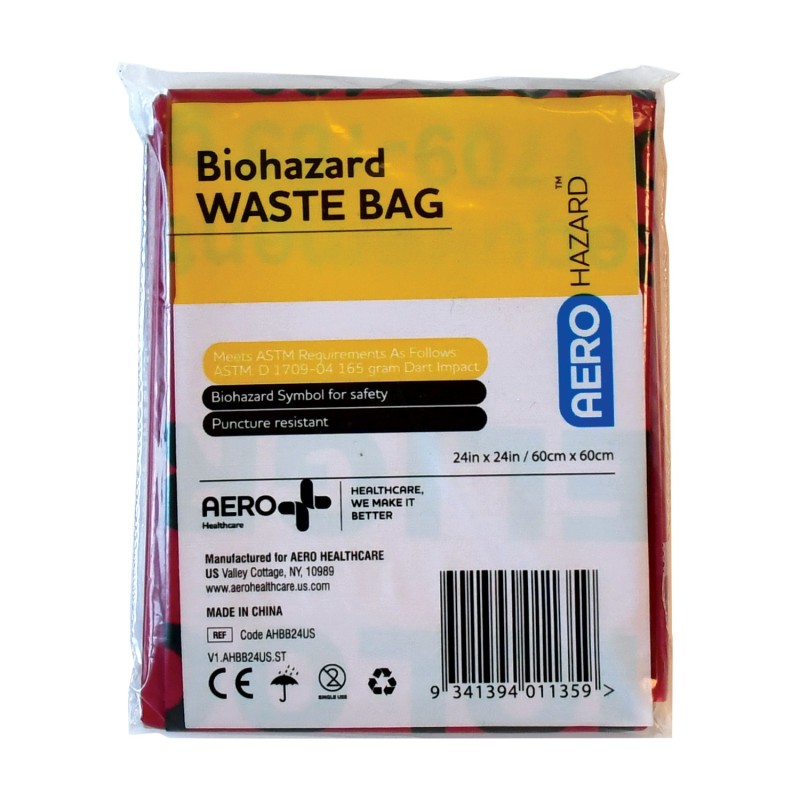 AEROHAZARD™ Biohazard Bag 24inx 24in