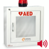 Cardiac Science Fully Recessed Wall Cabinet with Alarm & Strobe, Security Enabled