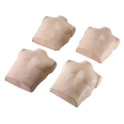 PRESTAN Replacement Medium Torso Skins for the Professional Medium Skin Adult Manikin 4-Pack