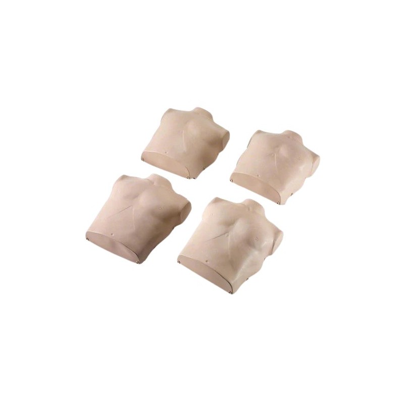 PRESTAN Replacement Medium Torso Skins for the Professional Medium Skin Adult Manikin 4-Pack