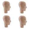 PRESTAN Jaw Thrust Head Assembly for the Professional Adult Medium Skin Manikin 4-Pack