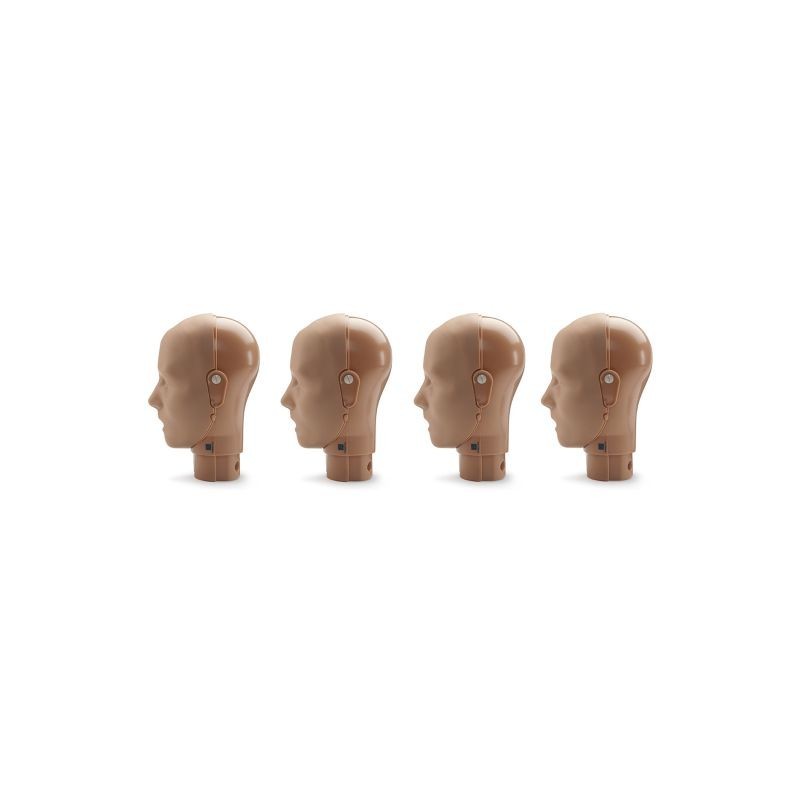 PRESTAN Jaw Thrust Head Assembly for the Professional Adult Dark Skin Manikin 4-Pack