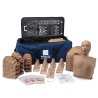 PRESTAN Ultralite Manikins 12-Pack Without CPR Monitor Dark Skin Tone