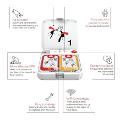 LIFEPAK® CR2 Semi-automatic WIFI, English, Bag, Decal, Prep Kit, Inspection Tag